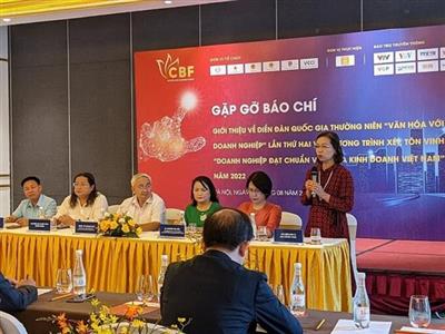 Các doanh nghiệp đạt chuẩn văn hoá kinh doanh Việt Nam sẽ được tôn vinh