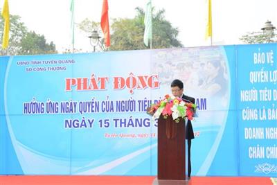 Tuyên Quang: Lễ phát động hưởng ứng Ngày Quyền của người tiêu dùng Việt Nam