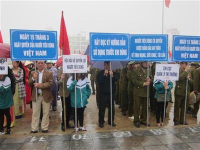 Bắc Giang: Tổ chức mittinh và diễu hành hưởng ứng Ngày Quyền của người tiêu dùng Việt Nam